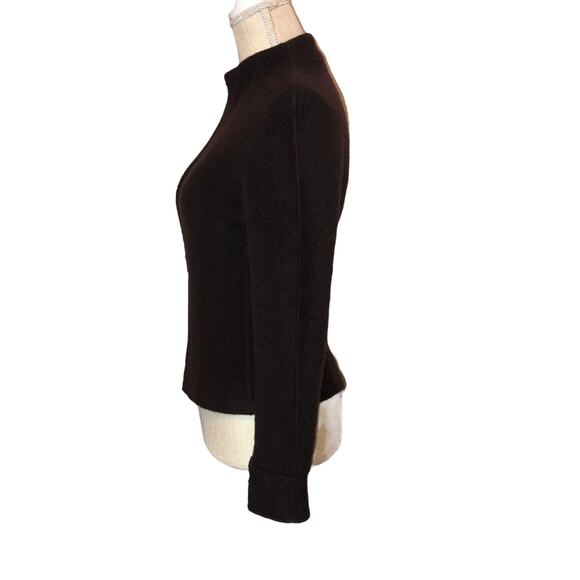 Cheap and Chic by Moschino Zip Front Long Sleeve Virgin Wool Blend Jacket Size 6 - Picture 2 of 8